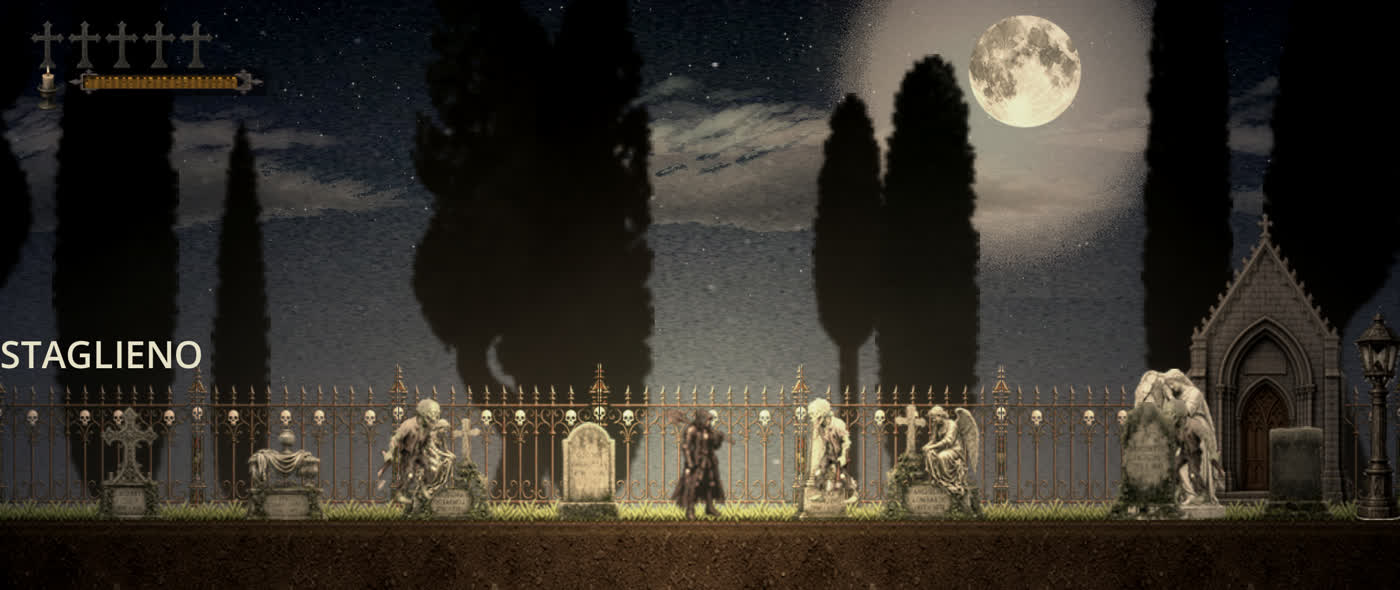 Cemetery paths