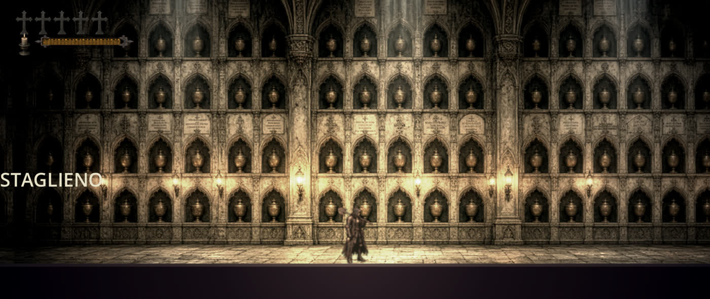 Chapel corridor